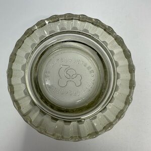 Vintage Frontier Casino Hotel Las Vegas NV Smoky Glass Ashtray W4